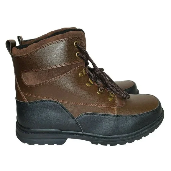 13M London Fog Style LFM005 Leather Upper Snow/Rain Resistant Boots Gift Ideas London Fog main image 4